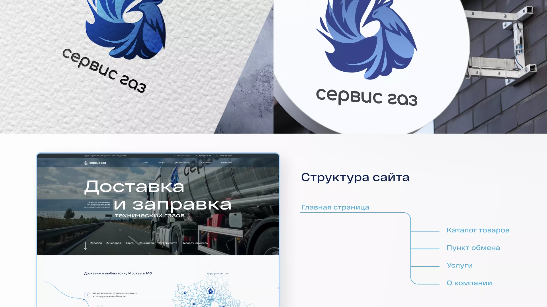 Создание сайта компании «Сервис газ» в Ессентуках