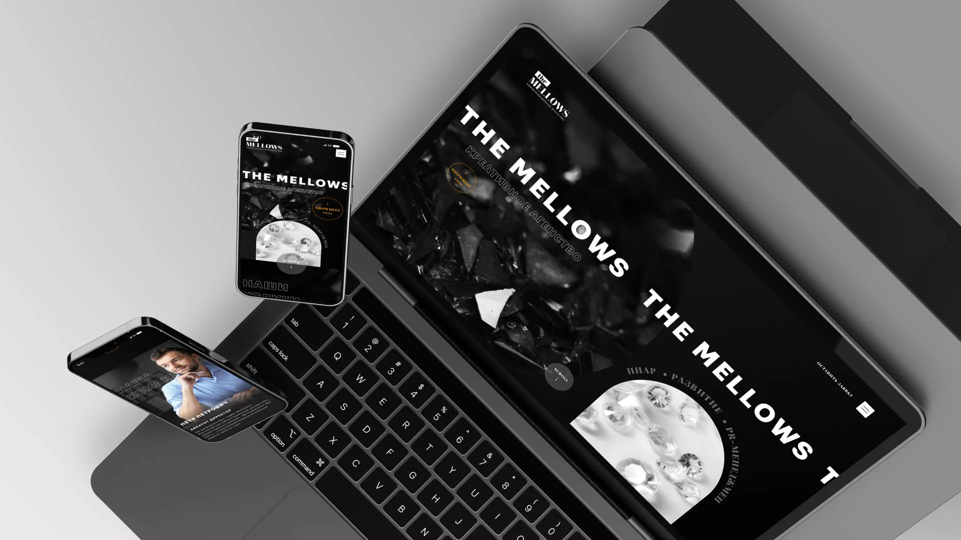 Разработка сайта креативного агентства «The Mellows» в Ессентуках